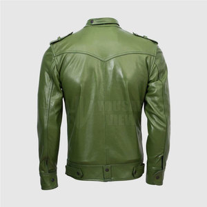 New Design Factory Wholesale Casual Wear Custom <b>Leather</b> <b>Jacket</b> For Adult Heavy weight Latest Style <b>Men</b> <b>Leather</b> <b>Jacket</b> For Sale - Product Image 2