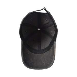 Most Selling Acid Wash Premium Quality Sporty Denim Panel Baseball Caps Common 2025 Street Fashion Adjustable Brand - Product Image 5