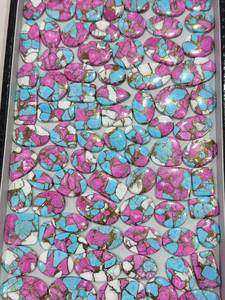 Pierre précieuse en vrac de qualité supérieure AAA, couleur turquoise bonbon, pour la fabrication de bijoux, tailles personnalisables - Product Image 3
