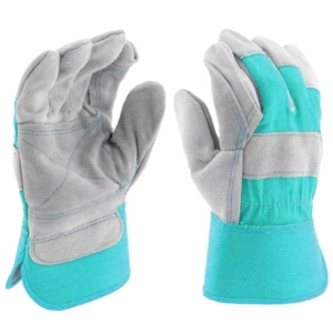 Gants confortables en cuir de vachette pleine fleur avec doublure en coton, protection industrielle des mains, résistants à la chaleur, avec manchette caoutchoutée souple, certifiés CE - Product Image 2