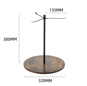 Expositor Giratorio 360° Ecológico de Metal para Gorras de Béisbol, Soporte para Sombreros, Embalaje de Cartón para Tiendas Minoristas - Product Image 3