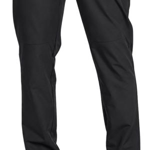 Black <b>Men's</b> Tech Pants <b>Slim</b> <b>Fit</b> <b>Jogger</b> Trousers Elastic Waist Casual Outdoor Utility Pants With Zipper Pockets Lightweight Every - Product Image 6