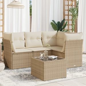 Ensemble de canapés de jardin beige - Product Image 1