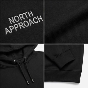 Hoodie surdimensionné élégant pour homme, design vintage délavé avec poche avant, confortable, personnalisable pour l'hiver. - Product Image 4