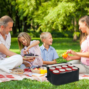 Vente en gros de valise de voyage isotherme 20L du fabricant vietnamien Sac thermique souple de style classique pour les pique-niques alimentaires - Product Image 6