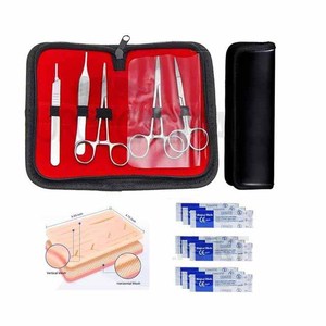 RWS INSTRUMENTS Set de Entrenamiento de Sutura, Modelo de Piel para Práctica, Herramientas Quirúrgicas de Acero Inoxidable, Certificación CE Clase II para Uso Médico - Product Image 4