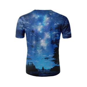 Starry Sky 3D Print T-shirts Summer Fashion T shirt Men O-Neck Men Tshirt Short Sleeved Cool T-shirt Homme Casual Tops Tees - Product Image 1