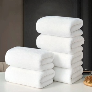 Serviette blanche douce en chenille, absorbante, pour le bain, le spa, le salon, la cuisine et le nettoyage - Product Image 2