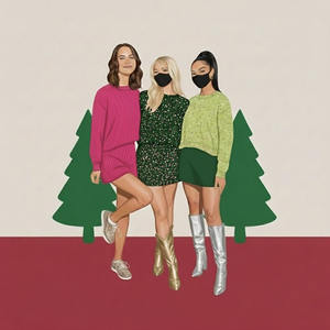 Ensemble de jupes personnalisées OEM tendance pour femmes, comprenant un crop top à capuche avec impression de logo décontractée, idéal pour l'hiver - Product Image 6