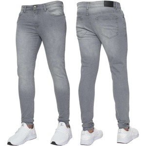 Nouveau style de jeans skinny stretch streetwear pour hommes, pantalon slim fit, jeans fuselés pour hommes, prix de gros avec personnalisation - Product Image 1