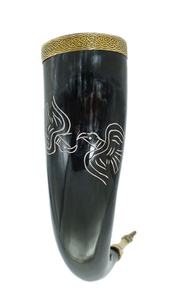 Chope à bière artisanale en corne de buffle naturelle 2026 – Tasse à bière viking médiévale, cadeau artisanal écologique - Product Image 4