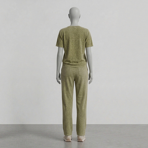 OEM Women's Winter 100% Cotton High Street Gym Regular Hoodie Sweatshirt Pants <b>Set</b> Solid Eco-Friendly Breathable Quick Dry - Product Image 5