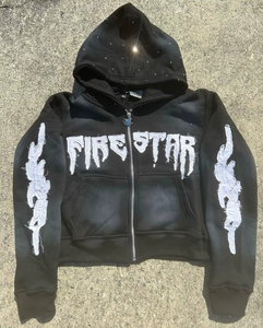 Sudadera con Capucha de Algodón Grueso de Primera Calidad para Hombre, Sudadera con Capucha Personalizada con Estampado, Sudadera con Capucha de Algodón Personalizada al por Mayor - Product Image 3