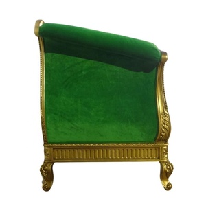 Sofá de lujo tallado a mano para sala de estar, sofá tapizado de madera maciza para bodas, muebles de estilo francés para el hogar y el Hotel - Product Image 6