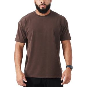 Camiseta 100% algodón para hombre, corte holgado, estampada, 2026, personalizada, venta al por mayor, con logo impreso, manga larga, camiseta de algodón lisa para hombre - Product Image 6