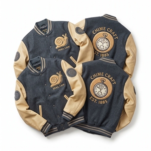 OEM Custom Varsity Letterman Jacket Wool Leather Sleeves Printers Guild Press Embroidery Inking Balls Patch <b>Maroon</b> <b>Coat</b> - Product Image 6