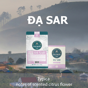 Café moulu traditionnel Arabica torréfié clair, goût acide, sac premium, spécialité vietnamienne, café filtre Dalakon Da Sar - Product Image 2