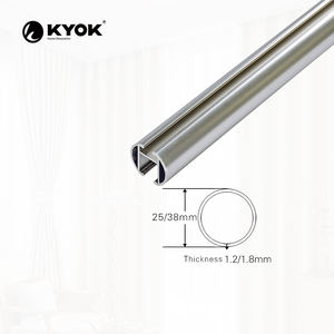 KYOK Quincaillerie de tringle à rideaux coulissante vers le bas pour chambre à coucher salon conception de support personnalisée - Product Image 5