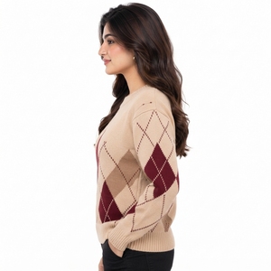 Suéteres para Mujer Diseñados con Tejido Elástico, Silueta Ajustada y Cómoda, Cuello Redondo, Mangas Flexibles y Suaves - Product Image 4