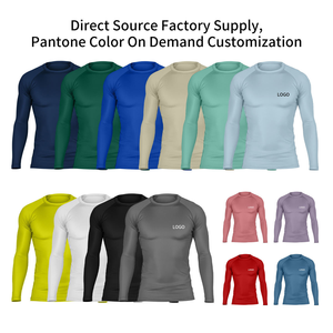 Custom Printed Women's MMA Rash Guard <b>Long</b> Sleeve Stretch Gym Compression Shirt New - Product Image 4
