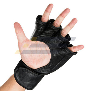 Gants de boxe MMA pour adultes entièrement personnalisables en couleur, avec fermeture, en cuir PU respirant et anti-humidité pour l'entraînement aux arts martiaux - Product Image 6