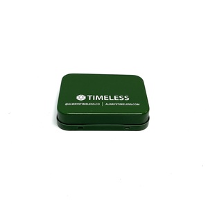 Caja Metálica Verde Oliva con Cierre, Recipiente de Almacenamiento, Estuche de Embalaje Personalizado con Impresión - Product Image 3