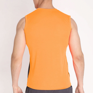 เสื้อกล้ามเล่นกีฬาสำหรับผู้ชายสีทึบเสื้อกล้ามแบบสั่งทำได้ - Product Image 6