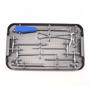 Kit de Instrumentos para Cirugía Ortopédica de Fragmentos Grandes, Placa de Bloqueo Óseo y Tornillos, Herramientas de Acero Inoxidable con Caja de Esterilización - Product Image 5
