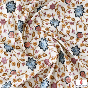 Fabricante de Telas Bordadas con Puntada de Cadena de Alta Calidad, OEM ODM para Prendas de Vestir, Textiles para el Hogar y Productos de Tela Personalizados - Product Image 1