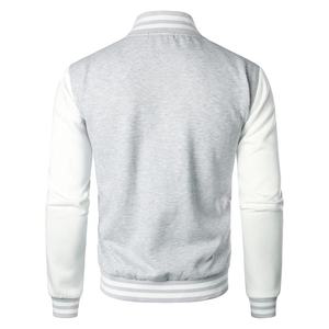 Cómoda chaqueta universitaria Lisa para hombre con logotipo personalizado, corte regular, béisbol, al por mayor tendencia de moda, informal, transpirable - Product Image 2