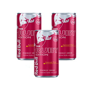 Bebida Energética Red Bull Edición Invierno Sabor Pera Especiada, 12 Latas de 250ml, con 190 KJ y 45 Kcal por 100ml para un Impulso de Energía Sostenido - Product Image 1