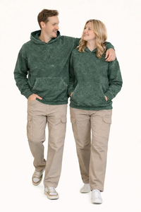 Survêtements unisexes vintage surdimensionnés avec capuche, respirants, 100 % coton, haute qualité, délavés à l'acide, broderie vieillie - Product Image 2