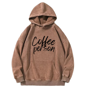 Sudadera con capucha unisex de algodón 100% de 370 g, personalizable con logo, de punto lavado para invierno, con hombros caídos y corte relajado. - Product Image 3