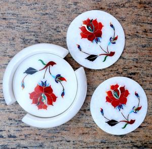 Posavasos de piedra atractivos de calidad de lujo Nuevo Diseño y posavasos hechos a mano disponibles Amplia gama personalizada - Product Image 3