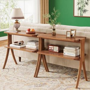 Tavolo Console in Noce Come Elegante Tavolino Laterale - Product Image 6