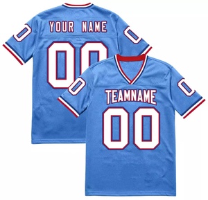 Camiseta de fútbol americano de alta calidad, uniforme de fútbol personalizado de gran tamaño, el mejor precio - Product Image 5