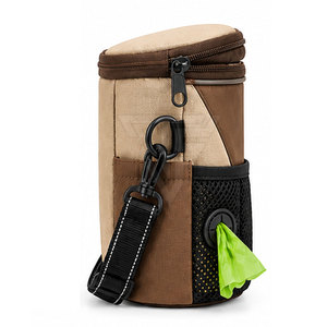 Pochette de dressage pour chien multi-poches en nylon/polyester imperméable IP67 avec sangle réglable et support pour sacs à déjections pour la promenade et le dressage des animaux - Product Image 3