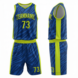 Uniformes de Baloncesto Personalizados de Fábrica 2026, MOQ Bajo, Conjunto Unisex, Jersey con Estampado del Equipo, Transpirable, Antihumedad, Antibacteriano, 100% - Product Image 6
