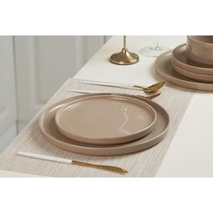 Set di 6 Piatti per Insalata e Dessert Famiware Nebula, 8 Pollici, Stoviglie in Gres Rustico Resistente ai Graffi, Servizio da Cucina Moderno - Product Image 2