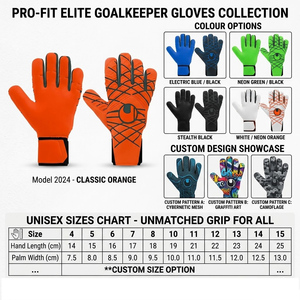 Achetez nos gants de protection pour les doigts de qualité supérieure, avec doublure orange et noire, haute adhérence, de chez COSH Sports - Product Image 2