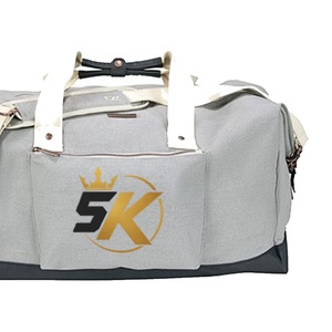 Sac de sport unisexe en tissu Oxford 40-55L avec fermeture éclair, durable et décontracté pour la gym et le fitness - Product Image 3