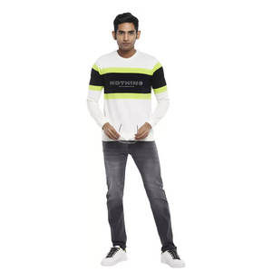 Sudadera de Cuello Redondo para Hombre, 100% Algodón, para Invierno, con Impresión Digital Personalizada, Bordado, Tela Ecológica de Secado Rápido - Product Image 4