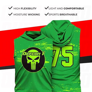 Uniformes de Fútbol 7v7 Personalizados, Camisetas con Capucha Sublimadas, Ropa Deportiva Ligera y Resistente, Identidad de Equipo Clara - Product Image 5