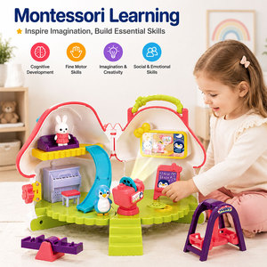 Giocattolo Pianoforte Interattivo con Proiezione Montessori, Set Educativo Sensoriale per Bambini - Product Image 1