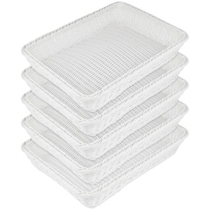 Cesta de Pan Tejida Blanca al por Mayor |   Diseño Minimalista Moderno |   Pedidos al por Mayor - Product Image 1