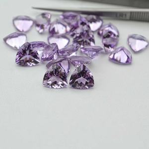 Qualité AAA 3mm-10mm Améthyste Rose Naturelle Facettes Trillion Cut Pierre Pour Bijoux Taille Calibrée Pierres Précieuses En Vrac Du Fournisseur - Product Image 2