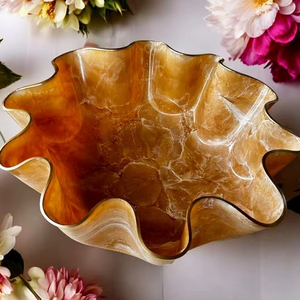 จำหน่ายโดยตรงจากโรงงาน ชามเรซิ่นดีไซน์เนอร์สำหรับเสิร์ฟถั่ว ผลไม้ และของตกแต่ง คุณภาพและราคาส่งออก - Product Image 1