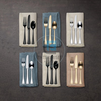 Ensemble de couverts à faible MOQ, best-seller, en matériau durable, avec option de marque privée