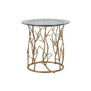 Mesa Auxiliar Moderna Minimalista de Aluminio con Acabado Metálico Liso, Color Personalizado, Diseño Art Deco para una Vida Contemporánea, Diwali - Product Image 4