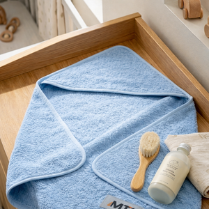 Toalla con Capucha para Bebé, 100% Algodón de Rizo, Envoltura para Baño Infantil, 75x75cm, 300 GSM, Suave y Absorbente, Certificación OEKO-TEX, Toalla de Baño de Lujo para Guardería - Product Image 5